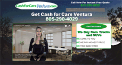 Desktop Screenshot of cashforcarsventura.com